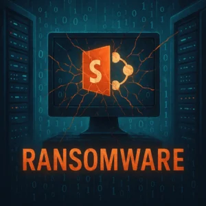 Ataque de ransomware explorando servidores SharePoint desatualizados