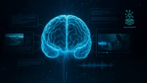 Cérebro digital integrado com dados de texto, imagem, áudio e vídeo - ia multimodal